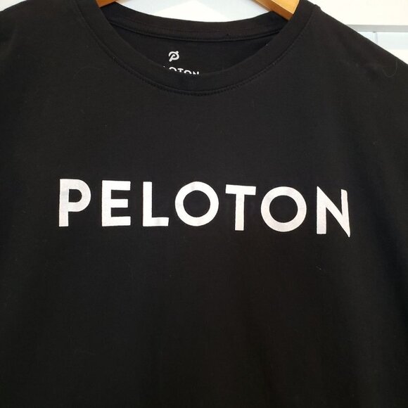 Peloton Century Club Unisex T-shirt black and white, size Medium - Picture 2 of 6